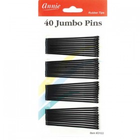 Annie 40 Jumbo Hair Pins #3103 (Black)